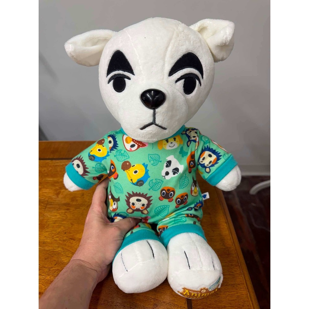 Build-A-Bear Animal Crossing K.K. Slider Plush Dog in Character Sleeper Outfit